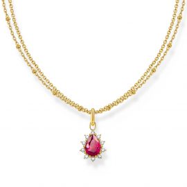 Kette mit Anhänger Vintage Romance vergoldet