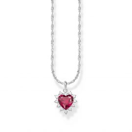 Kette mit Herz-Anhänger Romance Silber