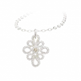 Anhänger Miss Medea in Silber mit Brillant