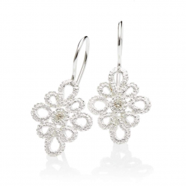 Ohrhänger Miss Medea in Silber mit Brillanten