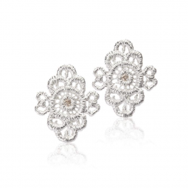 Ohrstecker Piccolo Turandot in Silber mit Brillanten