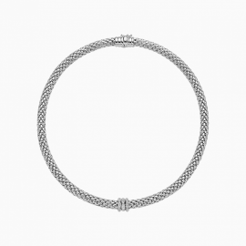 Collier mit Pavébesatz