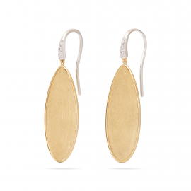 Lunaria Twist Hängeohrringe aus 18 Karat Gelbgold