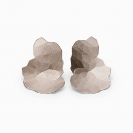 Topia Ohrstecker Oval