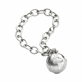 Armband Weltkugel