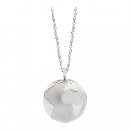 Weltkugel Kette mit Anhänger