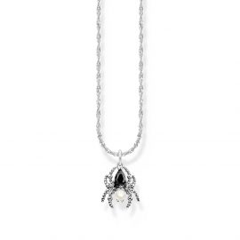 Kette mit Spinnen-Anhänger Spider Romance Silber