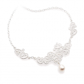 Collier Figaro in Silber