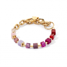 Armband Cube Fusion Charm gold-rot