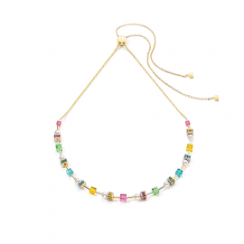Halskette Joyful Cubes & Pearls multicolor