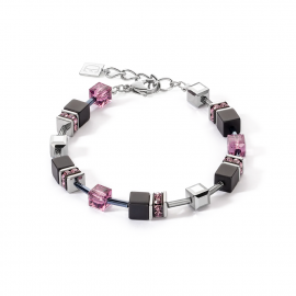 GeoCUBE® Iconic Precious Onyx Armband silberamethyst