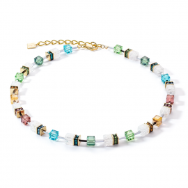 GeoCUBE® Iconic Statement Precious Halskette multicolor