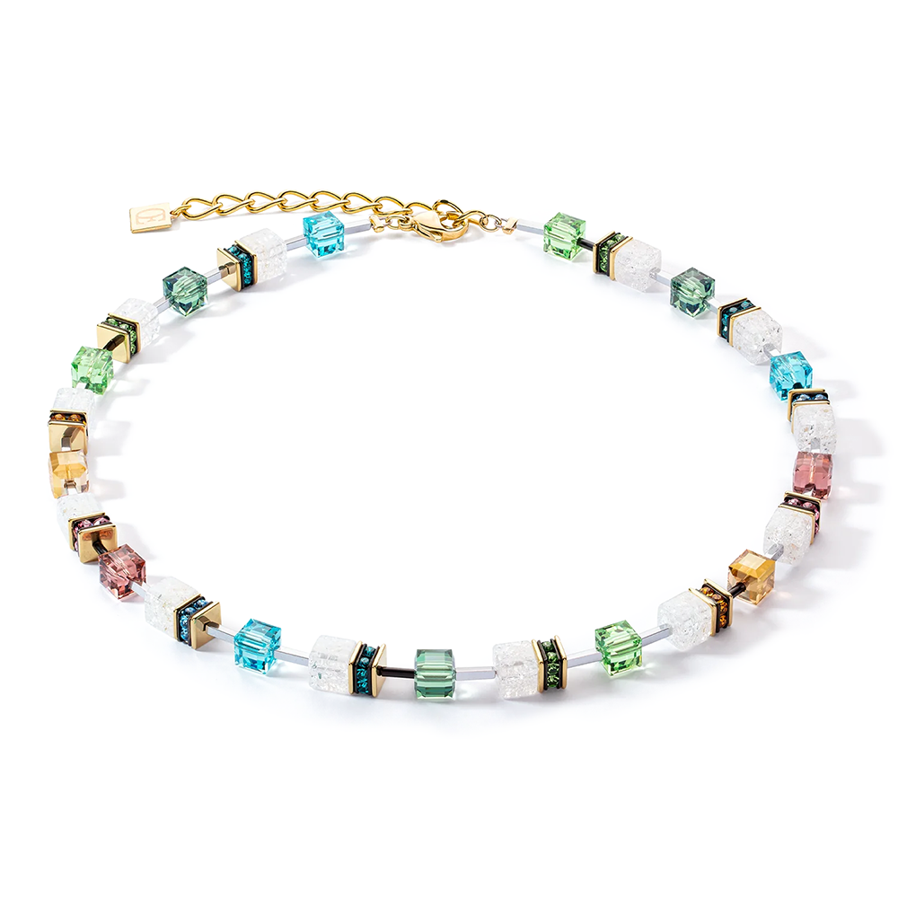 GeoCUBE® Iconic Statement Precious Halskette multicolor