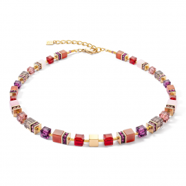 GeoCUBE® Precious Statement Halskette gold-rot