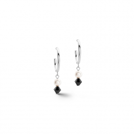 Ohrringe Choker Mysterious silber-schwarz