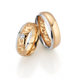 Trauringe Blattranke