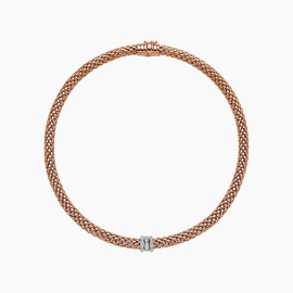 Collier mit Pavébesatz