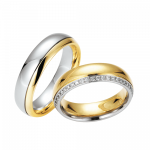 Gerstner Trauringe bicolor bei Juwelier Spinner