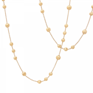 Marco Bicego Africa Lange Halskette aus Gelbgold mit Gliedern und Kugeln CB2831 bei Juwelier Spinner