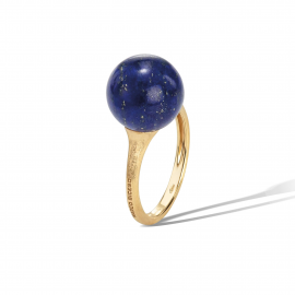 Africa Ring aus Gold mit Lapislazuli