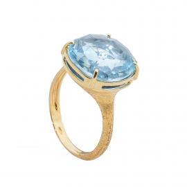 Alta Ring aus Gold mit Sky-Topas