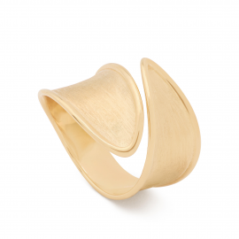 Lunaria Twist Bandring aus 18 Karat Gelbgold groß