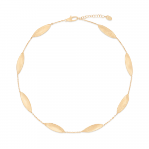 Marco Bicego Lunaria Lunaria Twist Halskette mit Blättern aus 18 Karat Gelbgold CB2896__Y_02 bei Juwelier Spinner