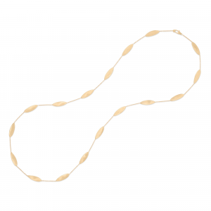 Marco Bicego Lunaria Lunaria Twist Lange Halskette mit Blättern aus 18 Karat Gelbgold CB2897_Y_02 bei Juwelier Spinner