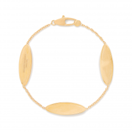 Lunaria Twist Leichtes Armband aus 18 Karat Gelbgold