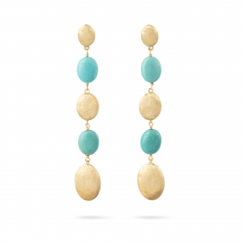 Siviglia Ohrringe aus Gold mit Türkis