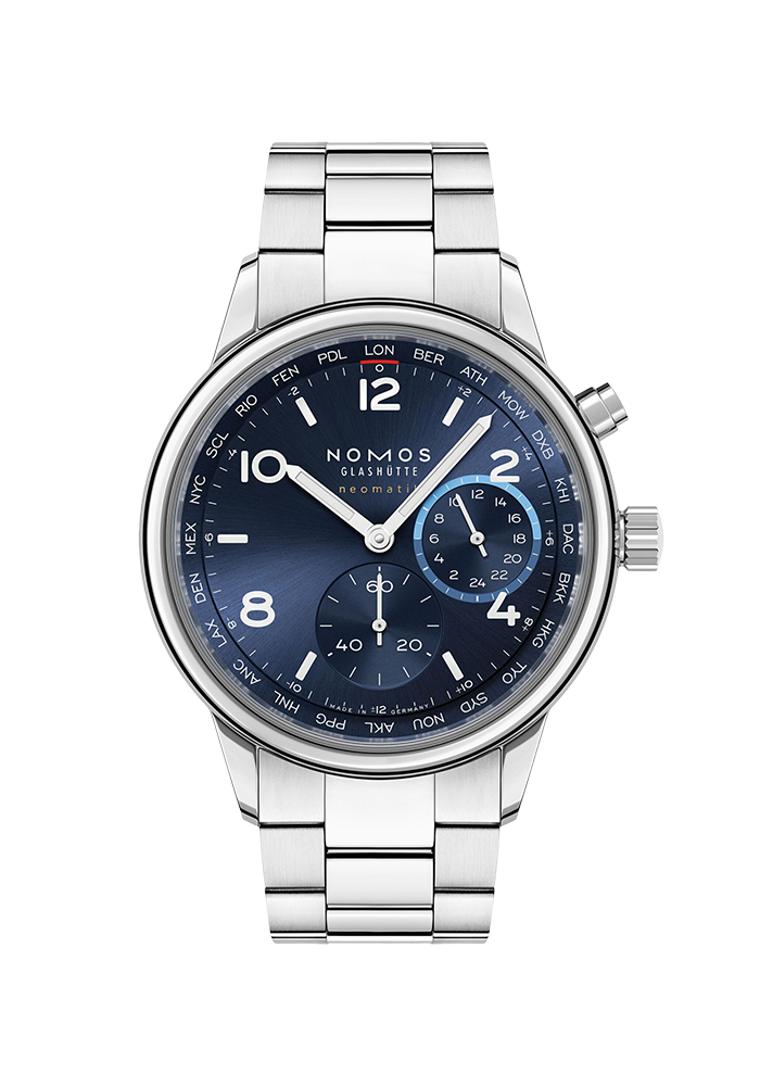 Club Sport Neomatik Weltzeit Blau