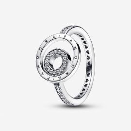 Pandora Signature Logo Kreise Pavé-Ring