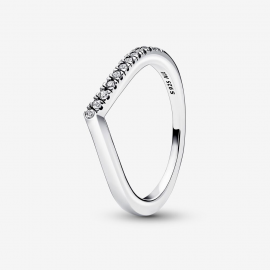 Pandora Timeless Wishbone Halb Funkelnder Ring