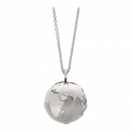 Weltkugel Kette mit Anhänger