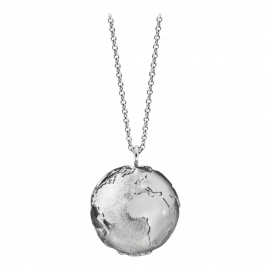 Weltkugel Kette mit Anhänger