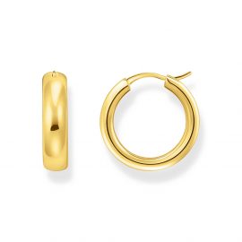 Creolen Chunky-Design vergoldet