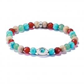 Armband Beads Auge Bunt