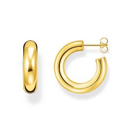 Creolen Chunky klein vergoldet