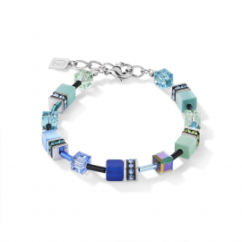 GeoCUBE® Iconic Armband blau-grün