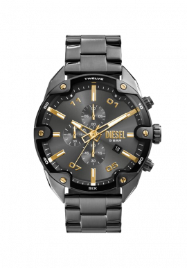 Spiked Two-Tone Stainless Steel Watch DZ4669