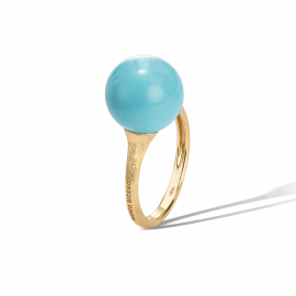Africa Ring aus Gold mit Türkis