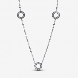 Pavé Kreise Halskette