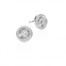 Glasklar Ohrstecker