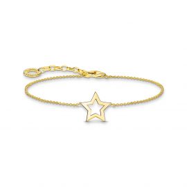 Armband mit Stern-Anhänger vergoldet