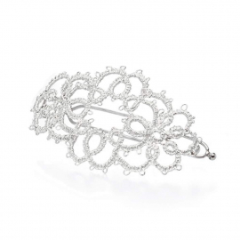 Haarspange Sissi in Silber