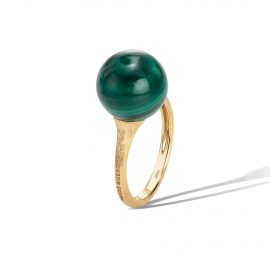Africa Ring aus Gold mit Malachit