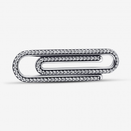 Pandora ME Pavé Büroklammer Styling-Link