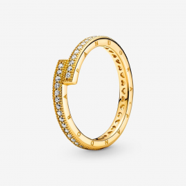 Glitzernder Überlappender Ring