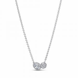 Pandora Umschließender Strahlenkranz Halskette 393776C01-45 bei Juwelier Spinner