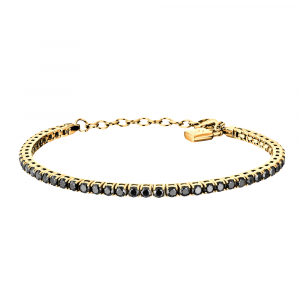 Save Brave Tenniskette Armband Tennis Gold mit Zirkonia SBB-FA-TENNIS1-ZI-G bei Juwelier Spinner
